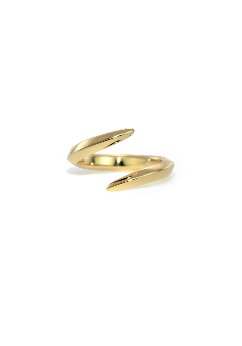 Iris gold wrap ring