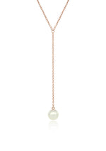Pearl gold drop pendant