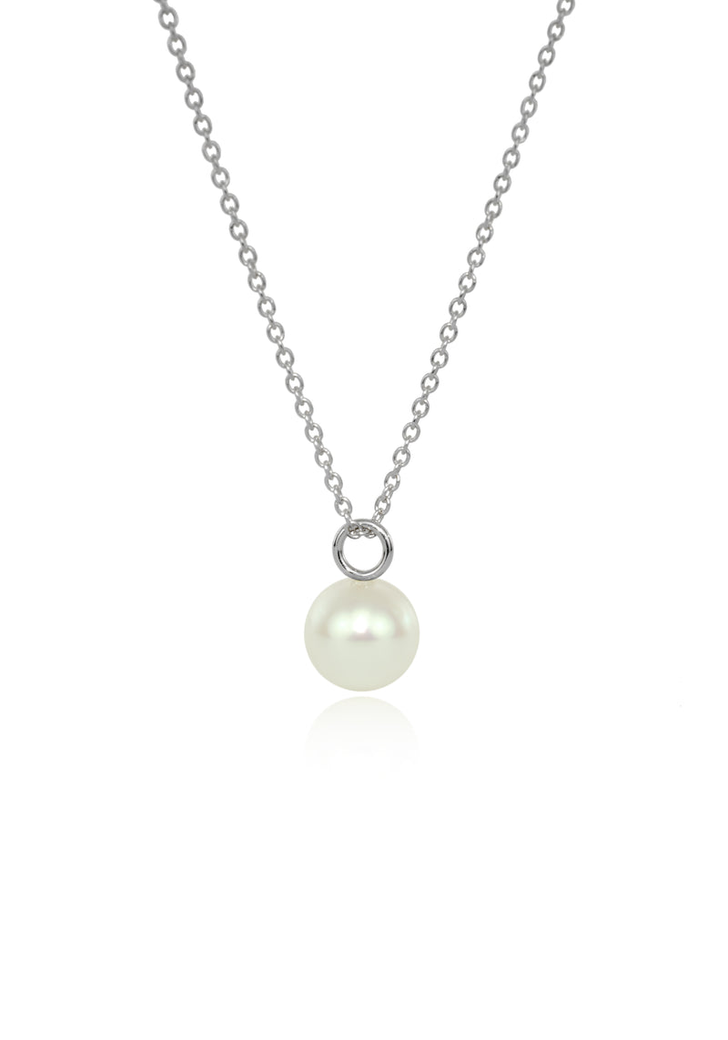 Pearl silver pendant
