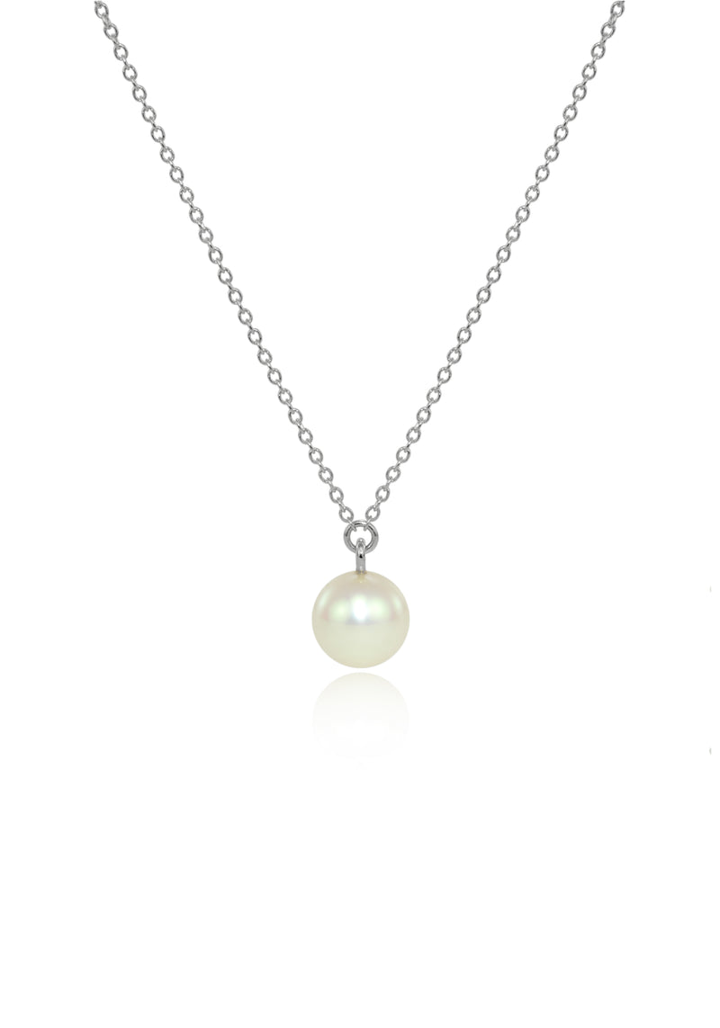 Pearl silver pendant