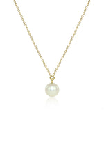 Pearl small gold pendant