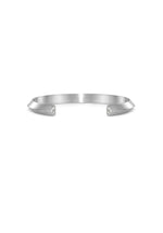 Slice silver triangle bracelet