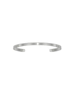 Slice silver square bracelet